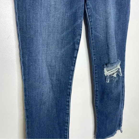 Kut From the Kloth Emma Straight Leg Fringe Jeans Size 8 - Picture 6 of 9
